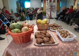 Fiesta del otoño en residencia para mayores Edad Dorada